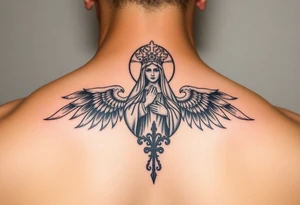 Icône russe orthodoxe de la vierge de kazan tattoo idea