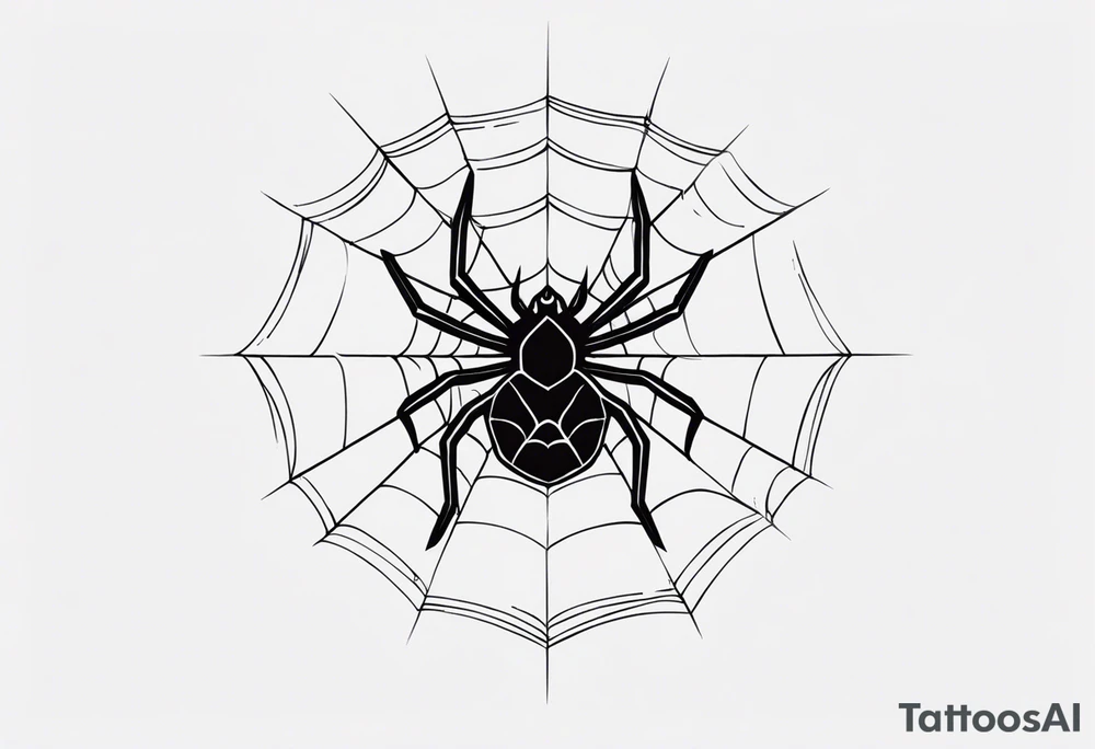 Spider tattoo idea