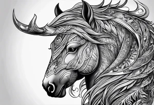 Wisdom and intelligence tattoo idea