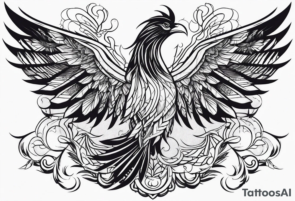 phoenix tattoo idea