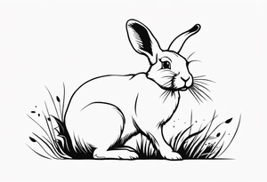 Rabbit tattoo idea