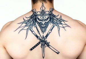 jesus samurai vs the death samurai tattoo idea