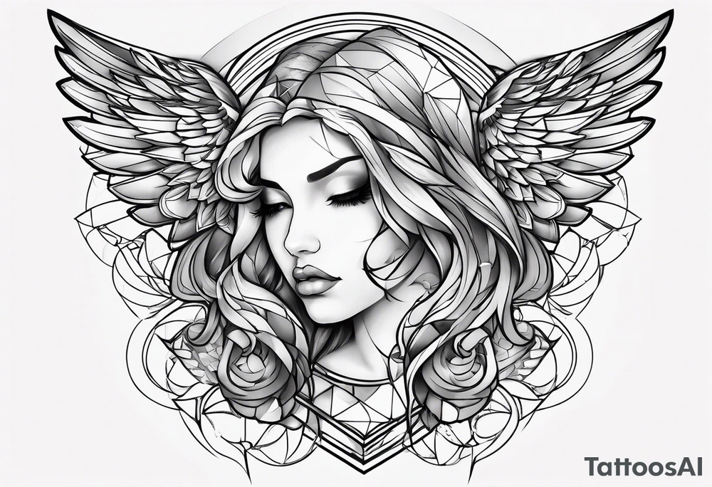 Broken angels tattoo idea