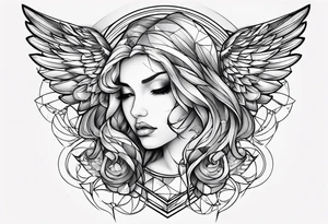 Broken angels tattoo idea