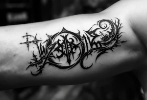 lord of the rings elvish language tattoo idea