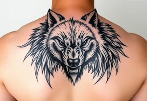 Little red riding hood nursery rhyme big bad wolf tattoo idea