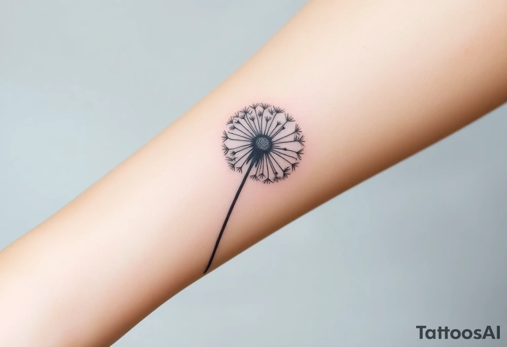 Dandelion tattoo idea