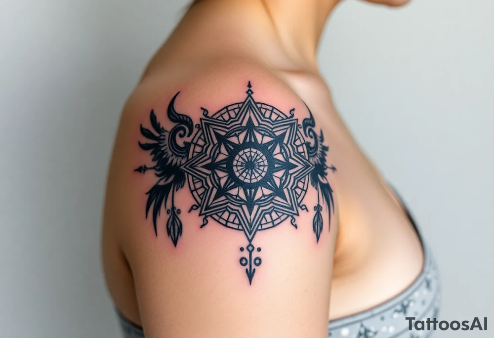 uma tatuagem que expresse a filosofia do bem e do mal tattoo idea