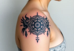 uma tatuagem que expresse a filosofia do bem e do mal tattoo idea
