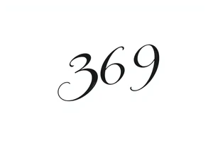 369 tattoo idea