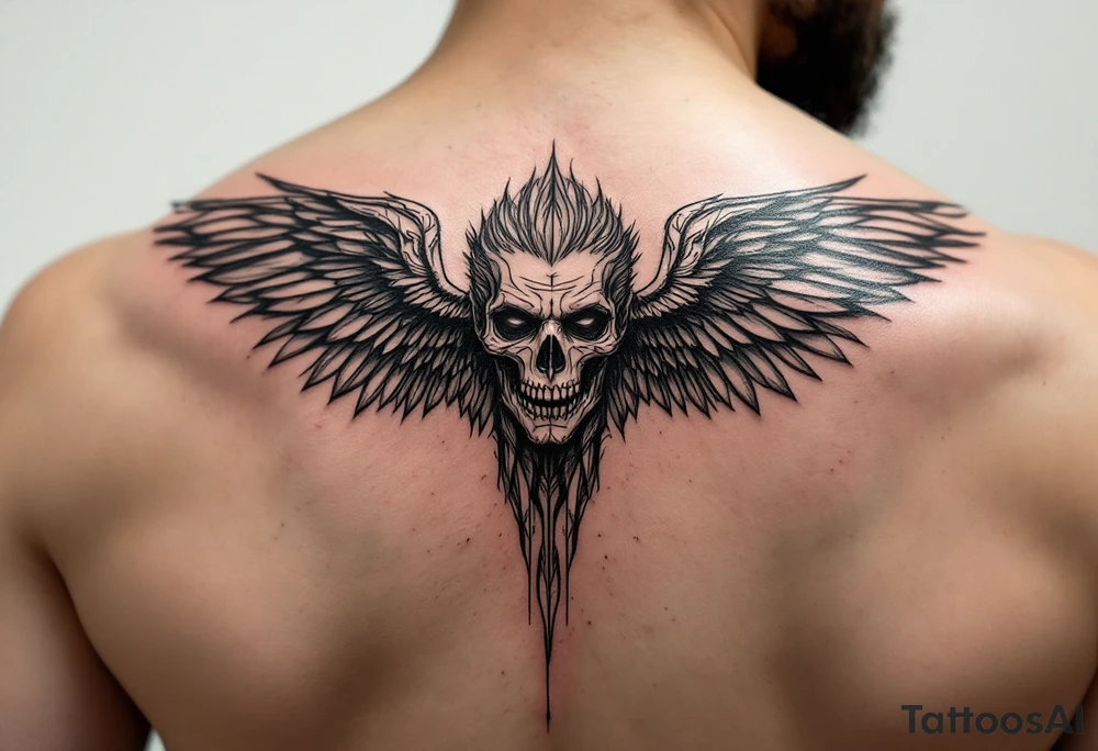 Trangender Angel tattoo idea
