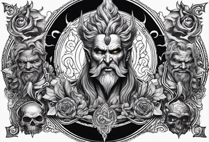 HADES and brother symbols tattoo idea