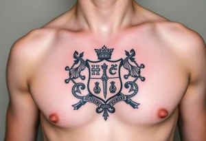 Smith, Irish family crest very intricate tattoo idea