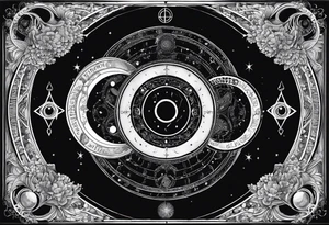 Astrology, Gemini, Natal Chart, angelic, soul mates, vision, planetary, the moon, third eye, armband tattoo idea