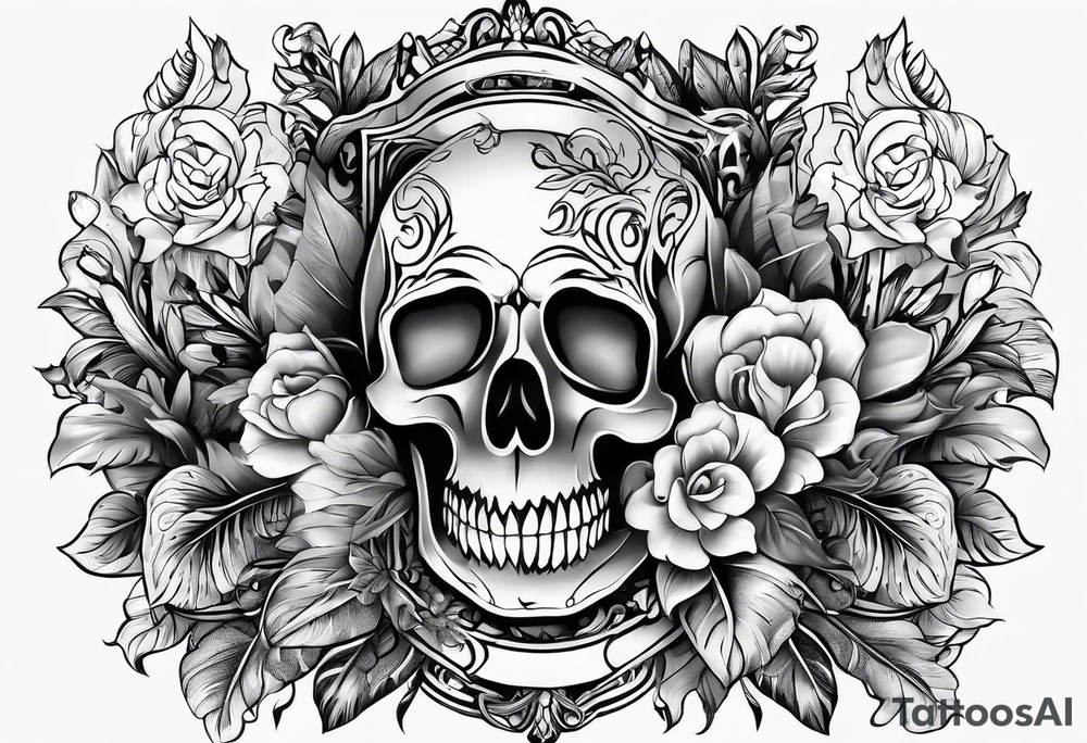 armband with these words: memorable life honorable death tattoo idea