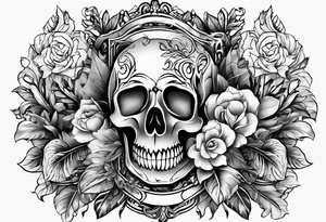 armband with these words: memorable life honorable death tattoo idea