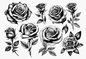ROSAS NEGRAS tattoo idea