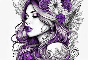 The words- I purple you tattoo idea