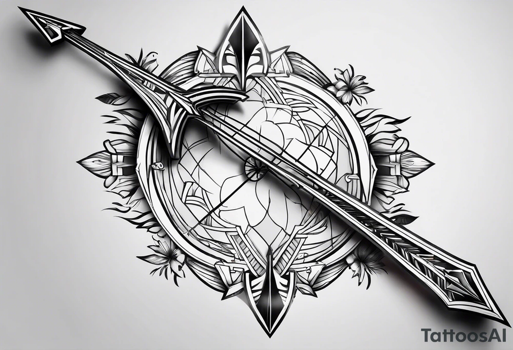 quiver of arrows tattoo idea