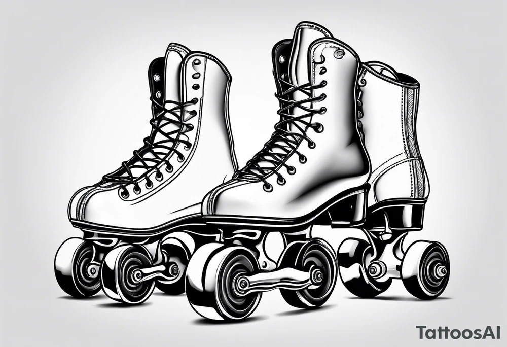Rollerskates tattoo idea
