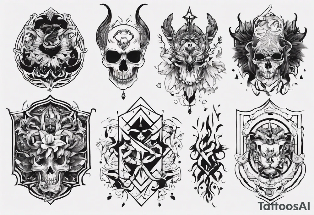 Тату рукав мужской tattoo idea