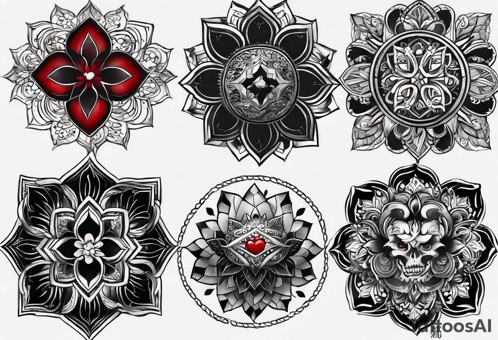 Пищевая цепь, где все животные жрут друг друга tattoo idea
