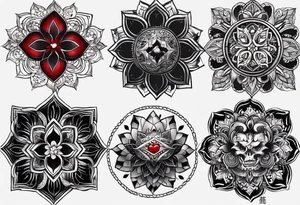 Пищевая цепь, где все животные жрут друг друга tattoo idea
