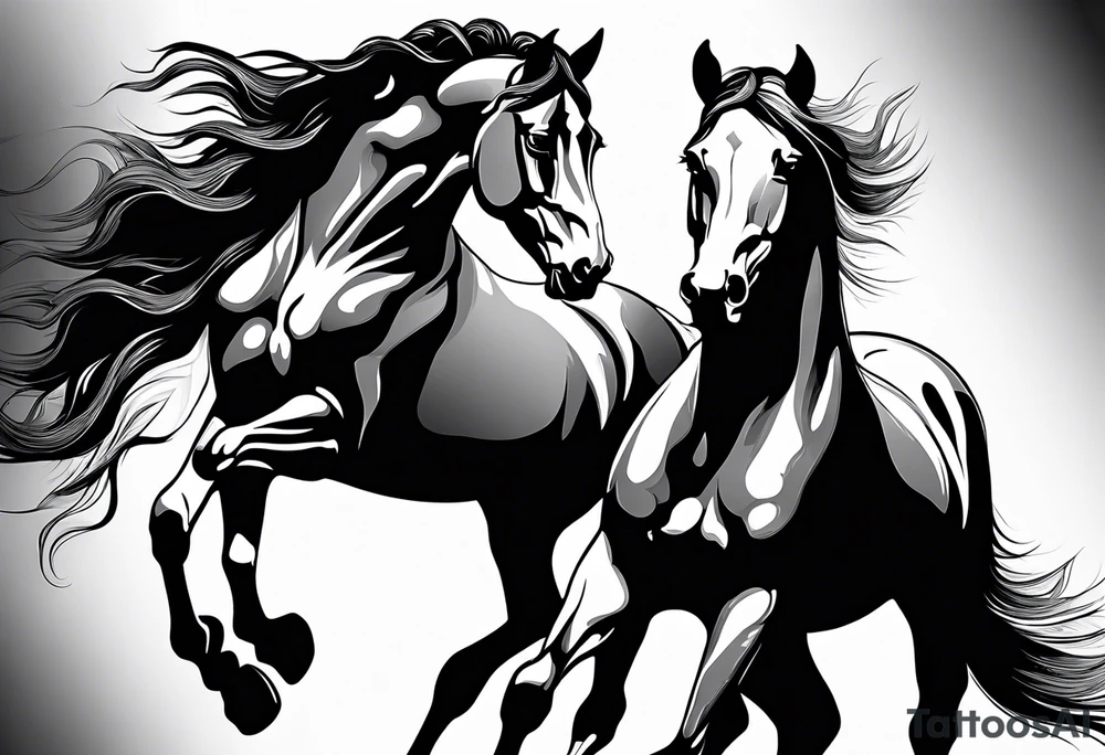 horse tattoo idea