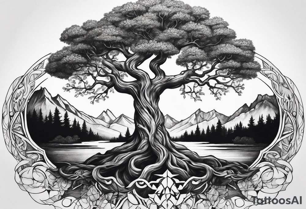 yggdrasil tattoo idea