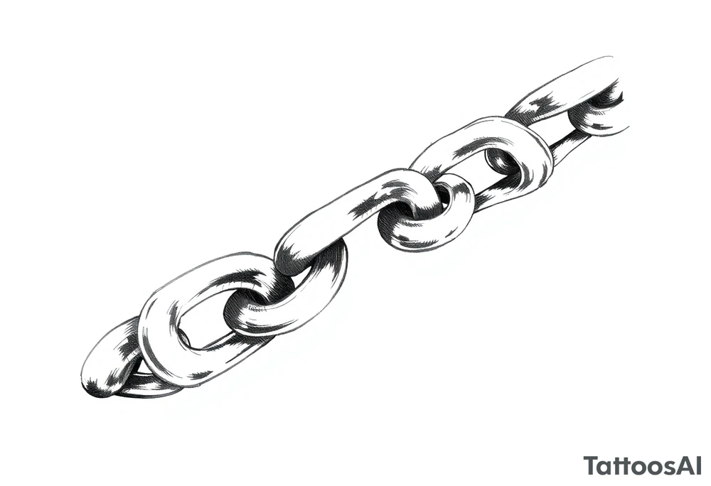 Chain tattoo idea