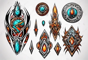 Stones tattoo idea