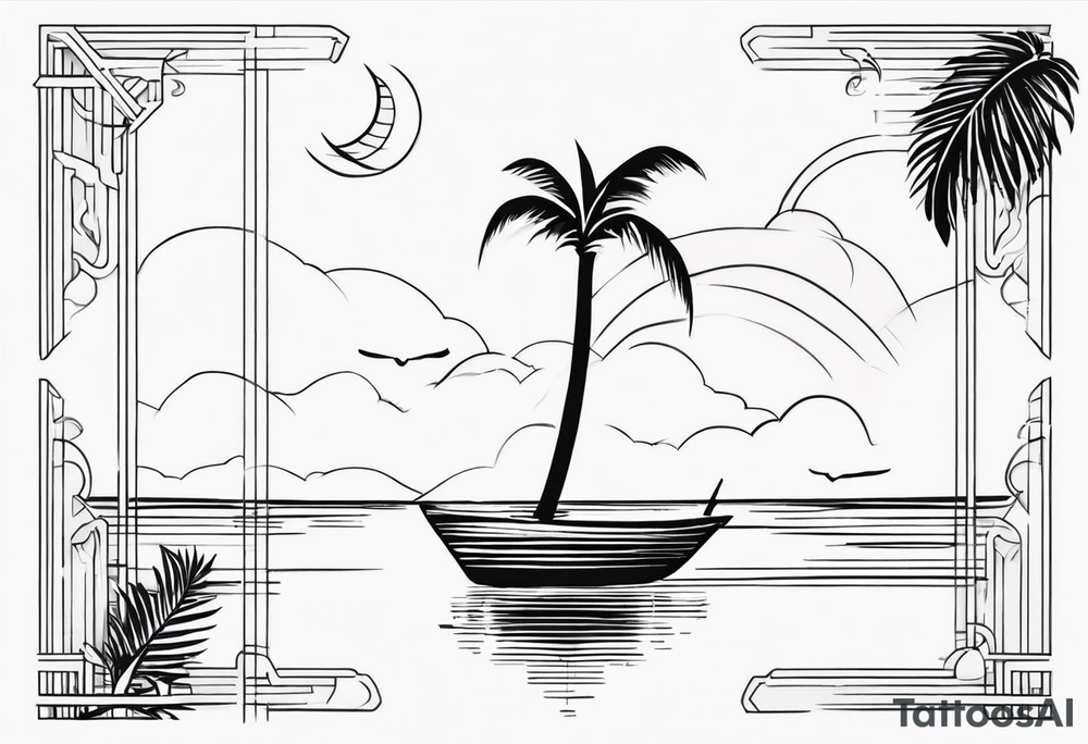 Palm 23:4 tattoo idea