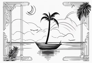 Palm 23:4 tattoo idea