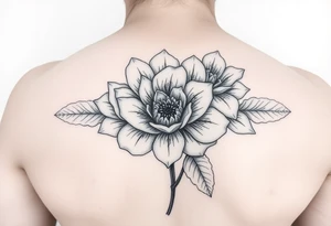 flower that represents the birth months of February March april tattoo idea