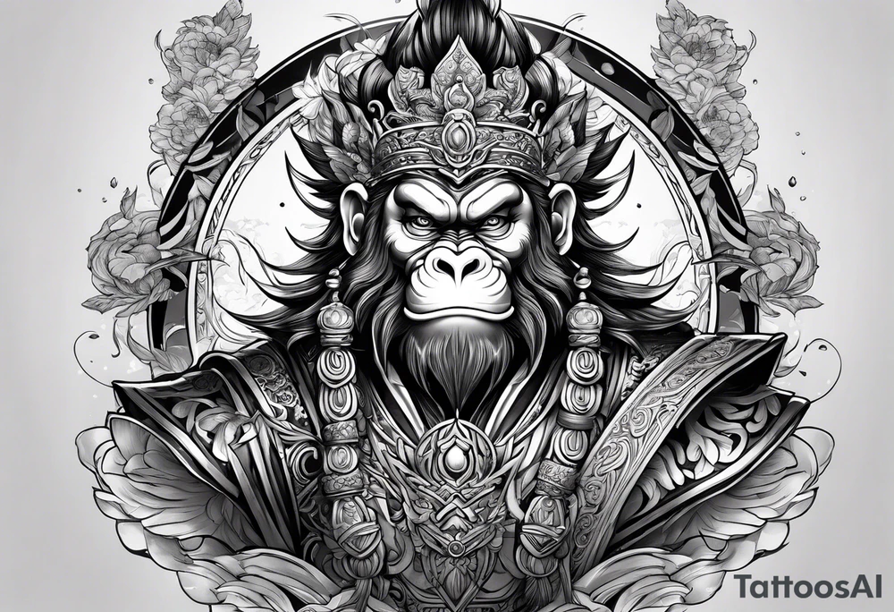 Monkey king tattoo idea