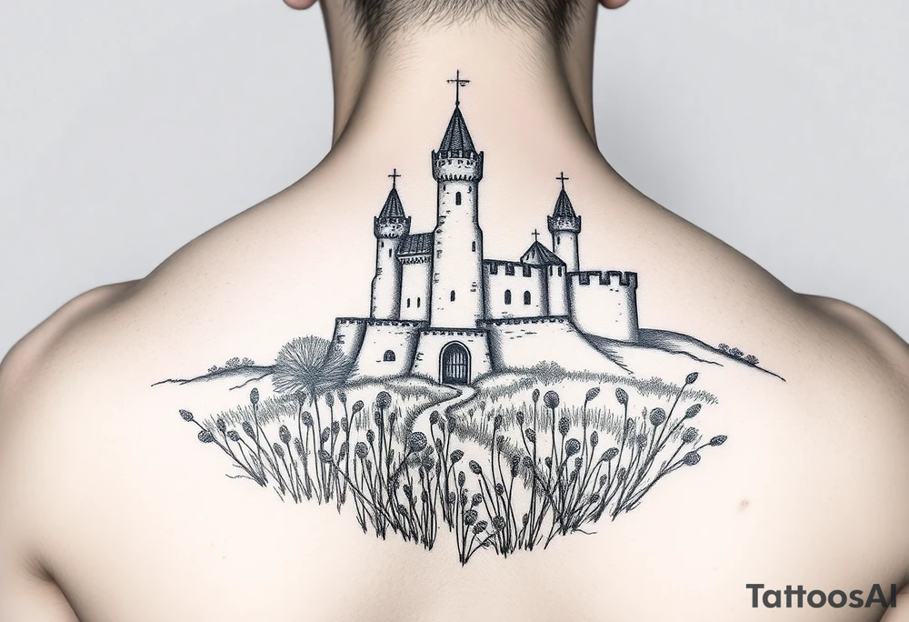 the meadow of the royal fortress. tattoo idea