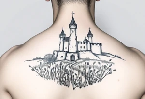 the meadow of the royal fortress. tattoo idea
