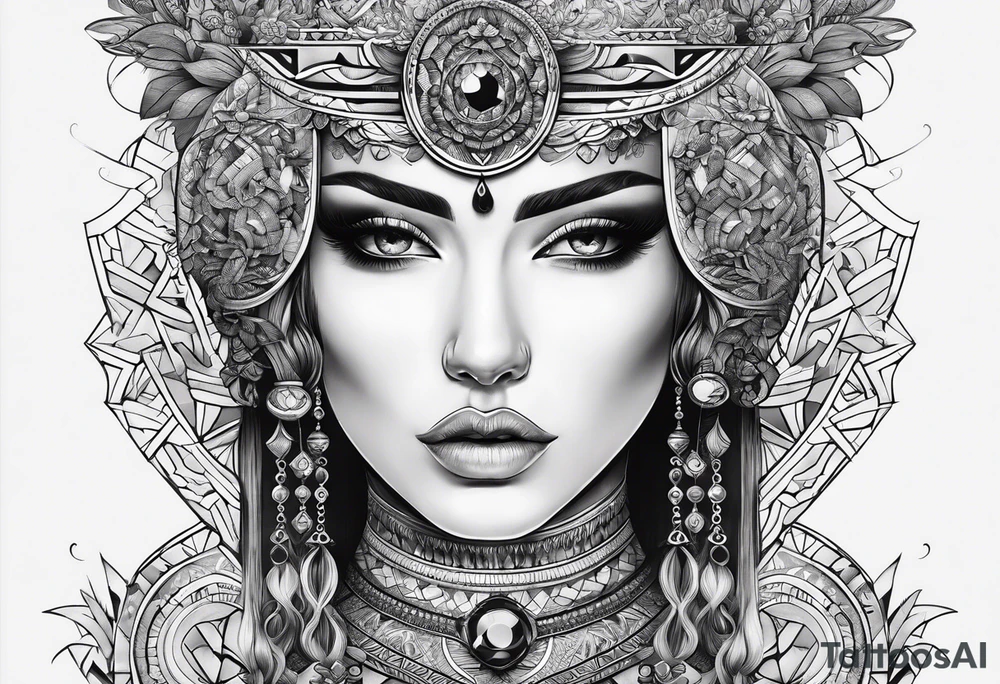illusione ottica tattoo idea