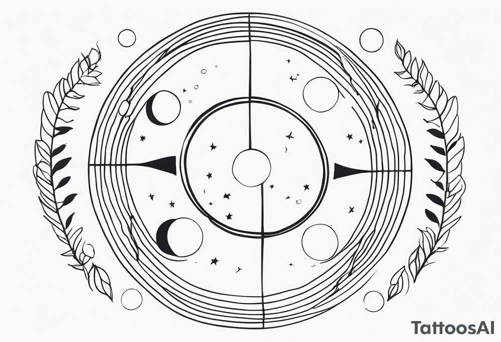 Moon Phases tattoo idea