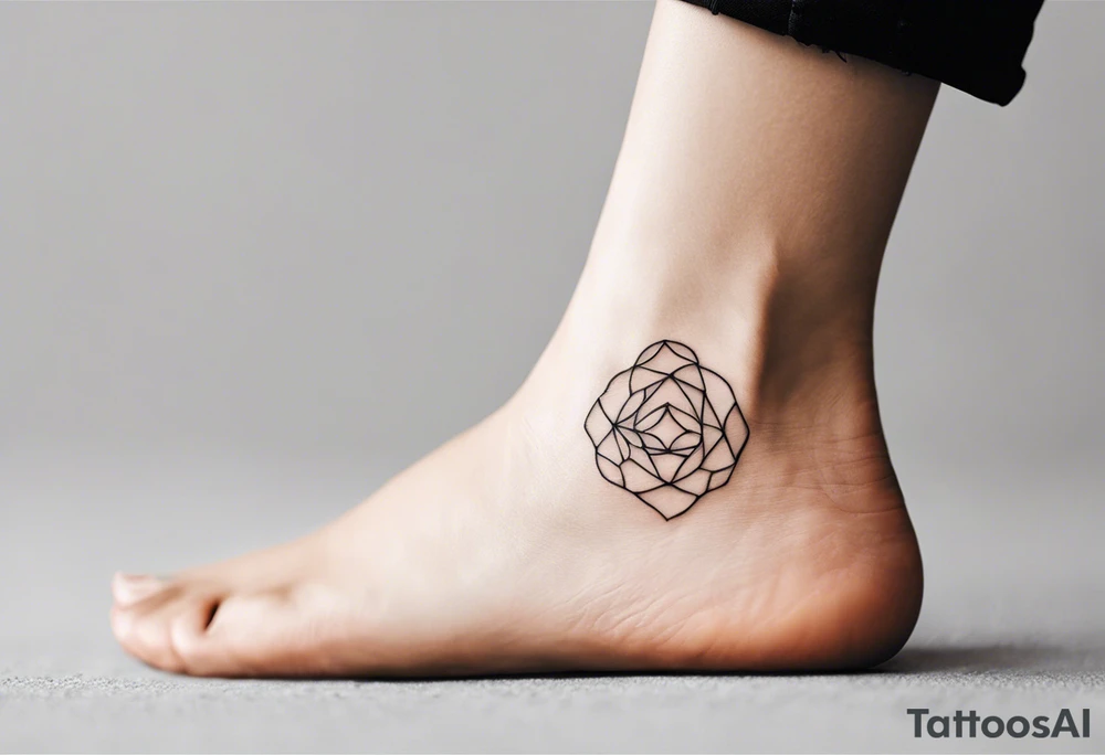 unique minimalist tattoo on ankle symbolizing strength tattoo idea unique minimalist tattoo on ankle symbolizing strength tattoo idea