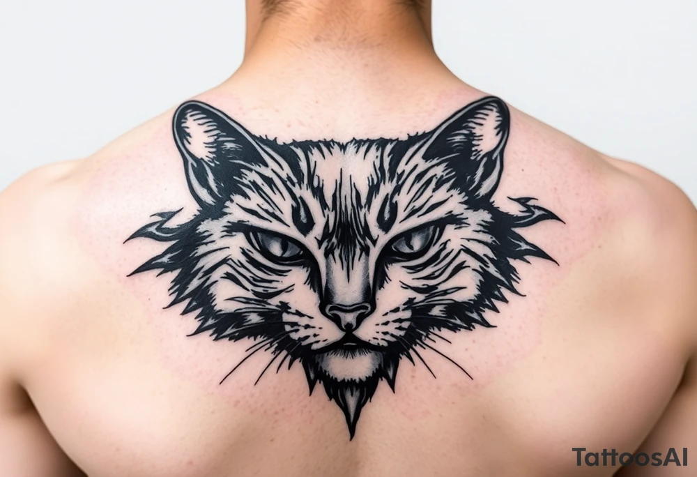 Black Cat tattoo idea