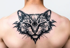 Black Cat tattoo idea