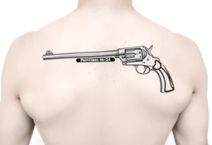 Writing gun  76-2323 proverbs 18:24 tattoo idea