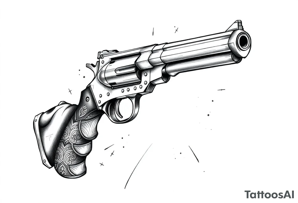 gun tattoo idea