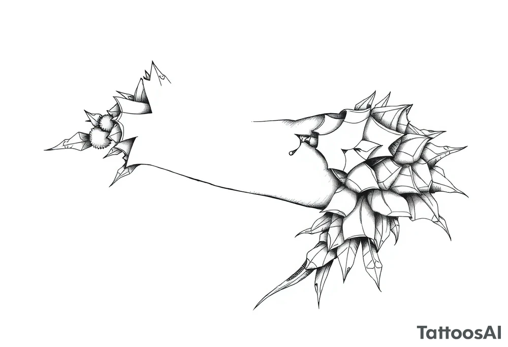 Nadelwald tattoo für den unterarm tattoo idea