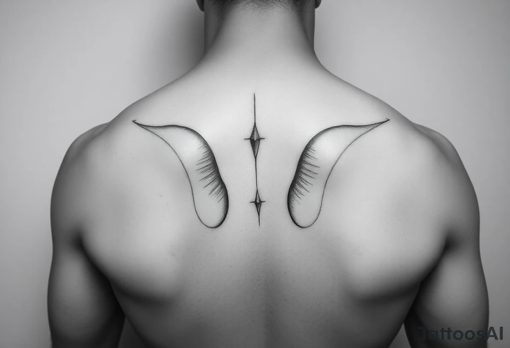 nude girl tattoo, big breasts with nipples tattoo idea