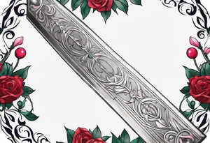 Byakuya shikai sword with Jillian’s yo-yo and the sailor moon moon tattoo idea