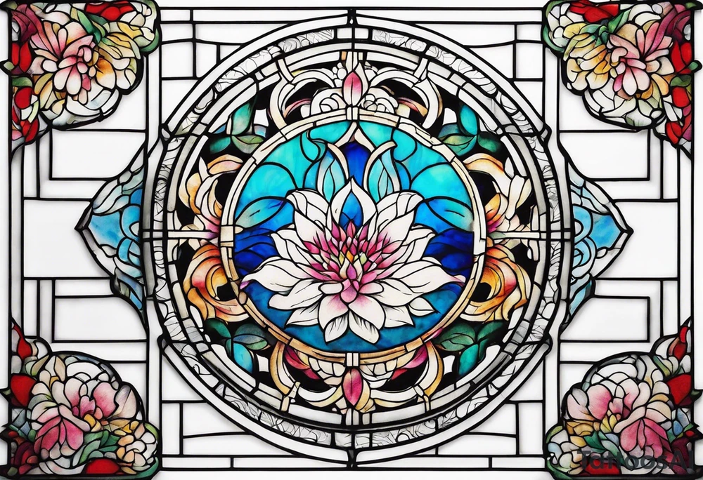 Stain glass photography tattoo idea