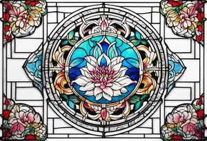 Stain glass photography tattoo idea