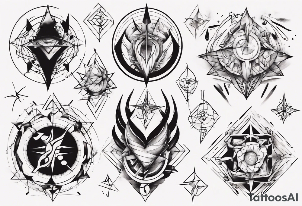 Friendship graph tattoo idea